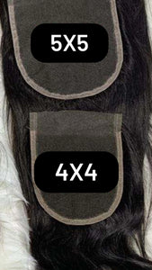 Indian Transparent Lace Closures